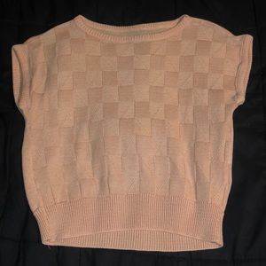 Vintage Knit Crop Top